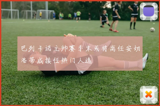 巴列卡诺主帅赛季末或将离任安切洛蒂成接任热门人选